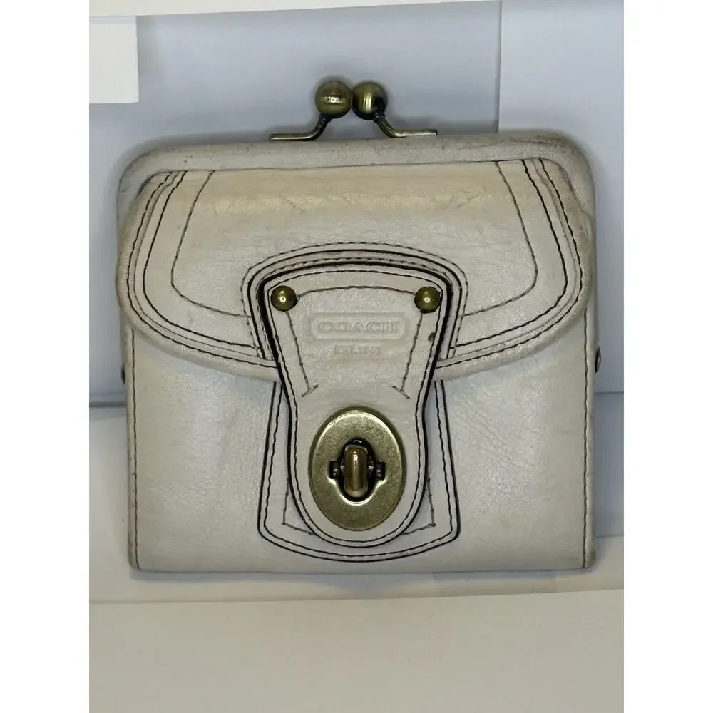 Vintage Y2K Coach 65th Anniversary Legacy Gigi Kisslock Wallet